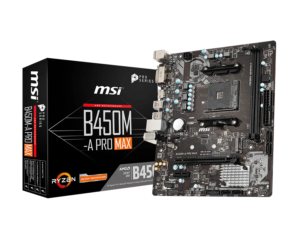 MSI B450-A PRO MAX